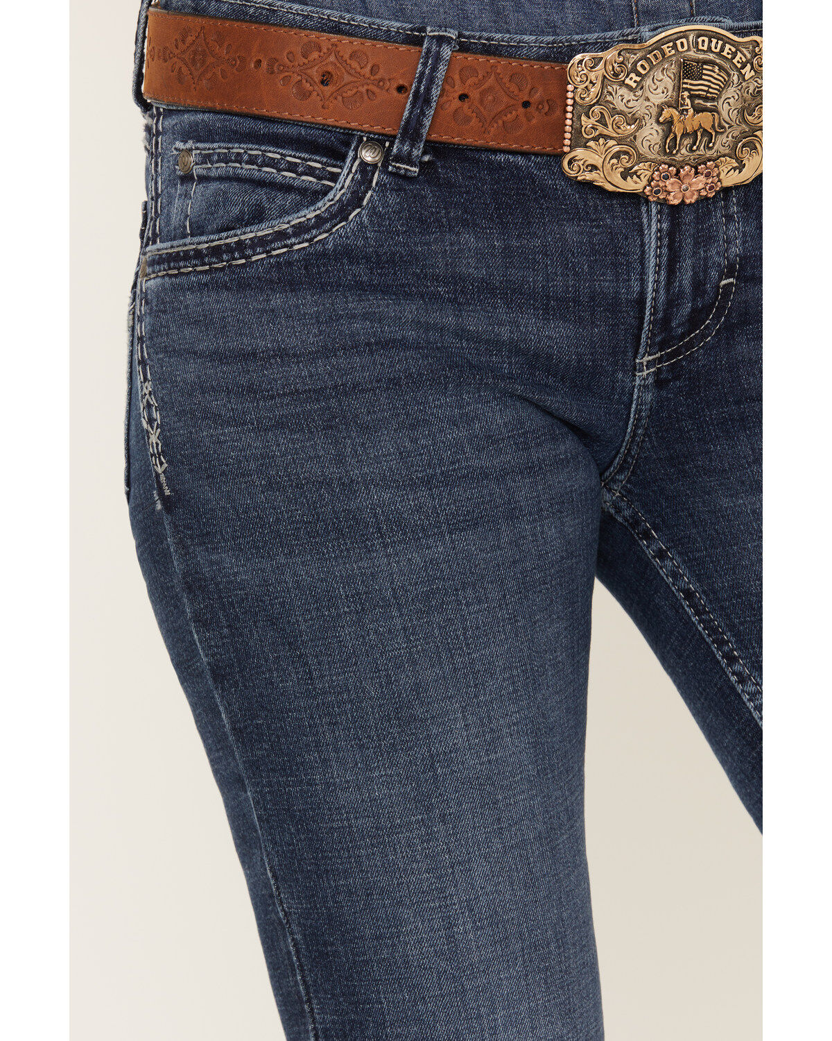 Product Name:  Wrangler Retro Women's Sadie Bootcut Medium Wash Low Rise Stretch Jeans