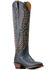 Image #1 - Ariat Women's Belle Stretchfit Tall Western Boots - Round Toe, Blue, hi-res