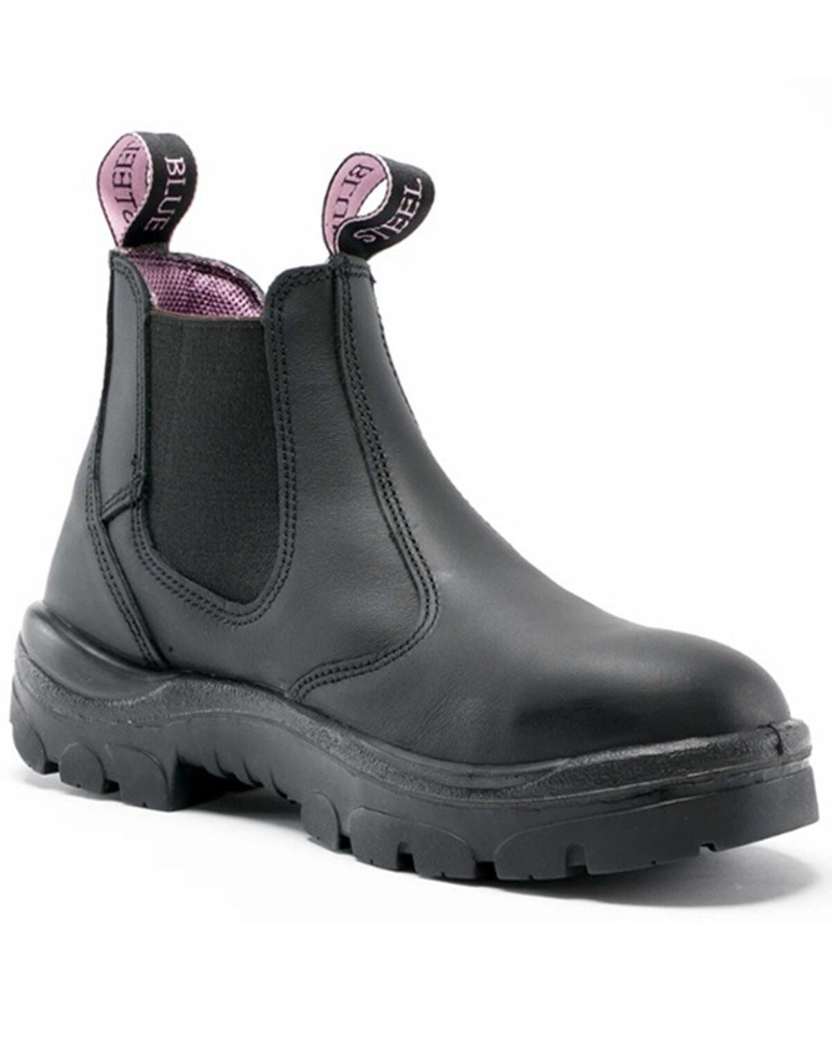 Steel Blue Women's Hobart Waterproof Work Boots - Soft Toe, Black, hi-res