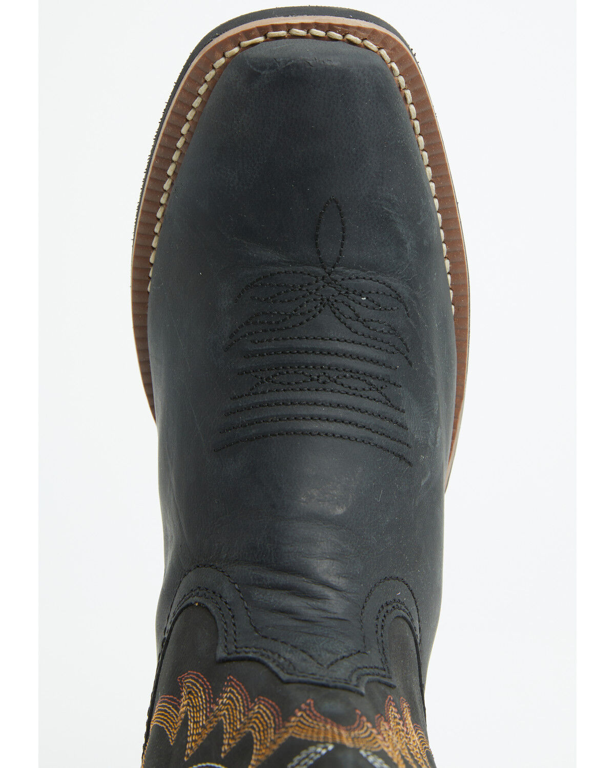 Image #6 - Justin Men's Cowboy Town Performance Western Boots - Square Toe, Black, hi-res