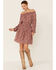 Verity Women's Off The Shoulder Dress, Rust Copper, hi-res