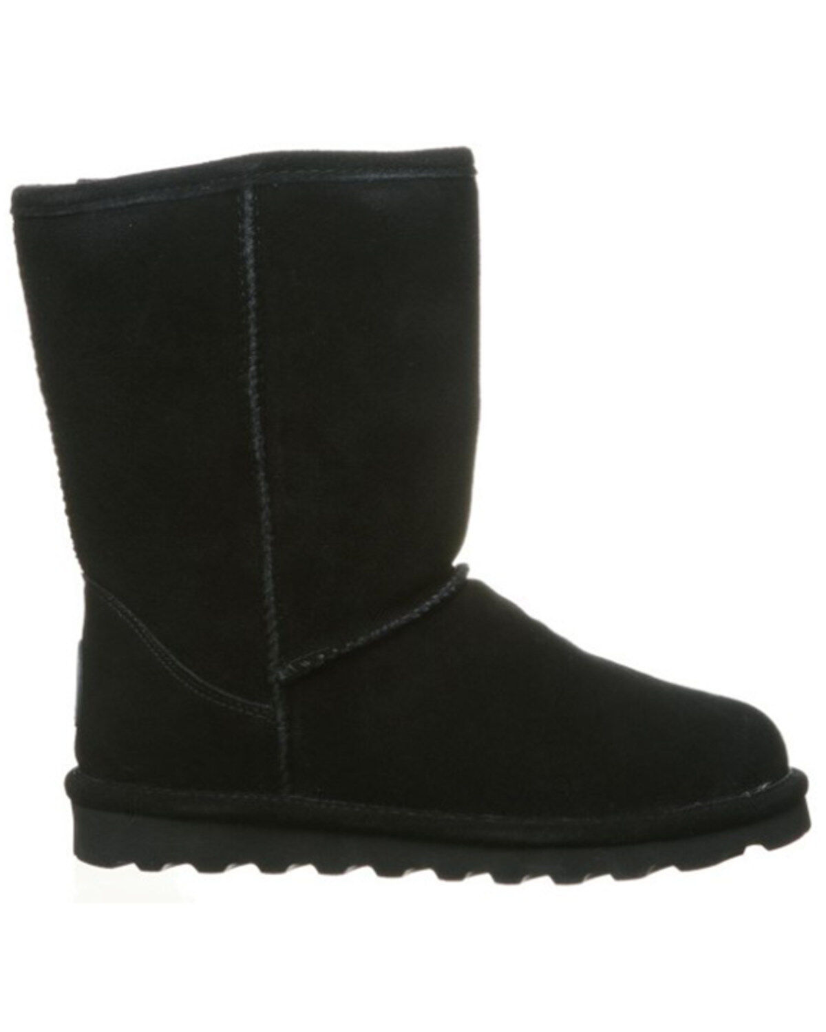 Image #2 - Bearpaw Women's Elle Short Wide Boots - Round Toe, Black, hi-res