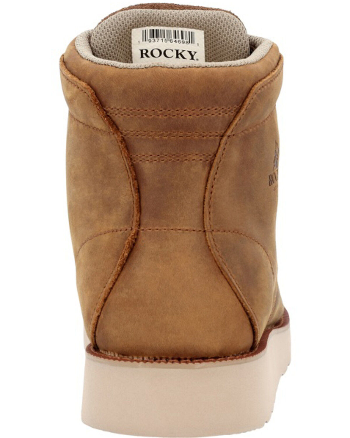 Image #5 - Rocky Men's Monocrepe Wedge 6" BOA® Work Boots - Soft Toe, Brown, hi-res