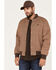 Brixton Men's Dillinger Bomber Jacket, Tan, hi-res