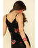 Image #3 - Shyanne Women's Black Floral Button Tie Tank Top, , hi-res