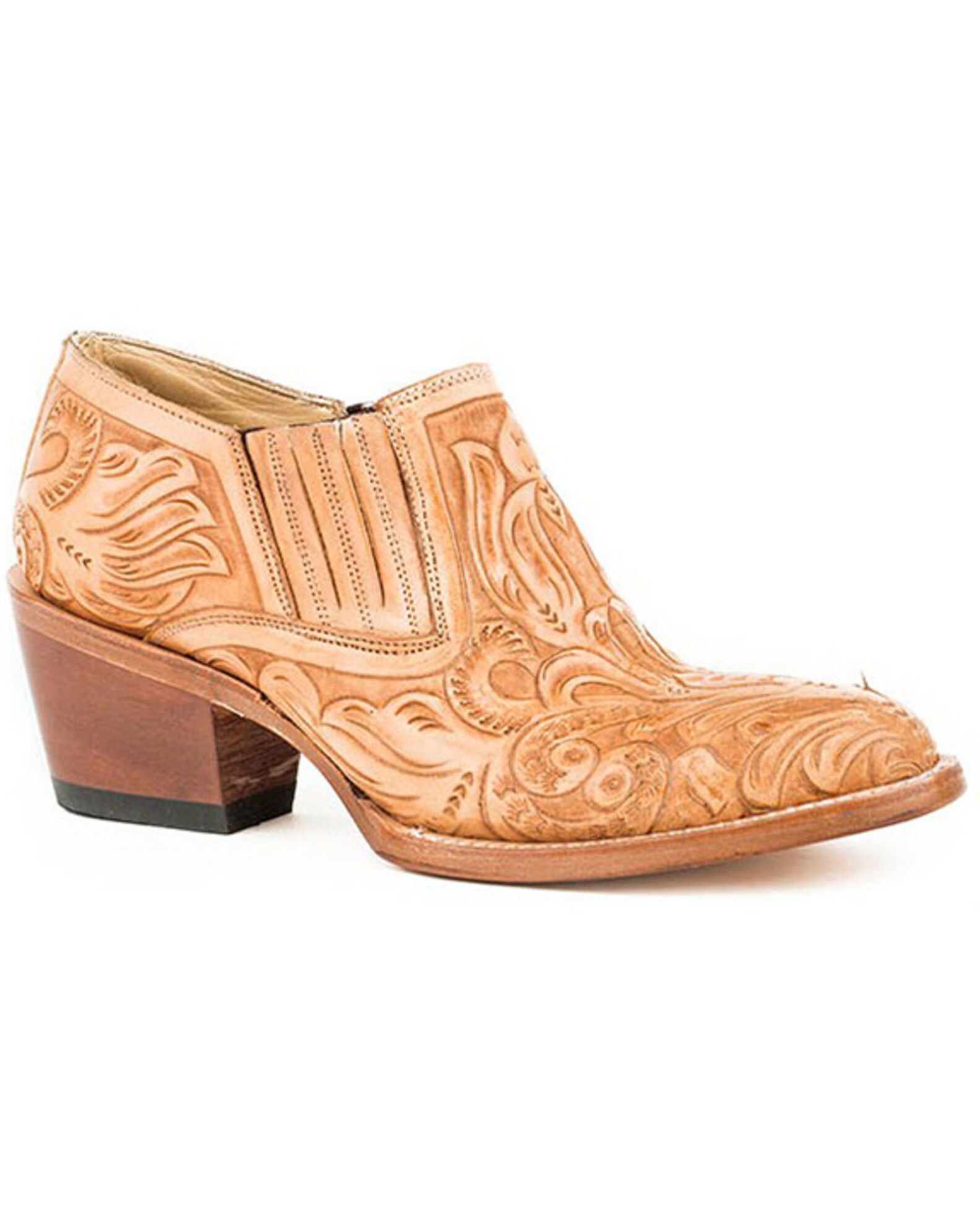 Stetson Women s Nina Western Booties Round Toe Boot Barn