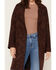 Image #3 - Pendleton Women's Geo Print Button-Down Wool Coat, Red, hi-res