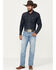 Image #1 - Ariat Men's M5 Hartley Waco Light Wash Straight Rigid Jeans, Light Wash, hi-res