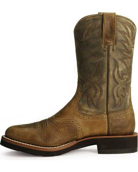 ariat men's heritage crepe western boots