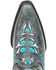 Image #6 - Durango Women's Crush Blue Floral Western Boots - Snip Toe, , hi-res
