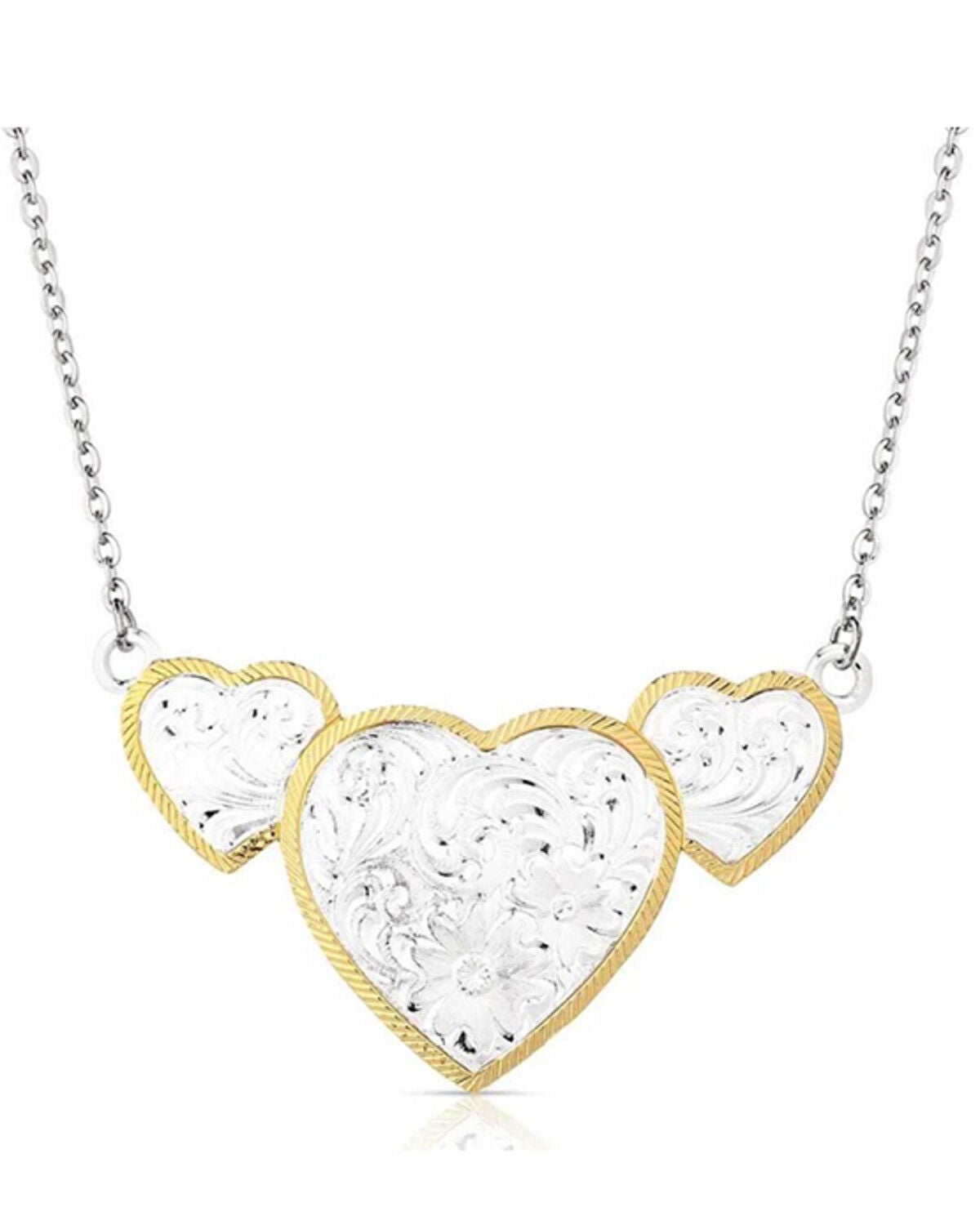 Montana Silversmiths Women's Pure Heart Necklace, Multi, hi-res