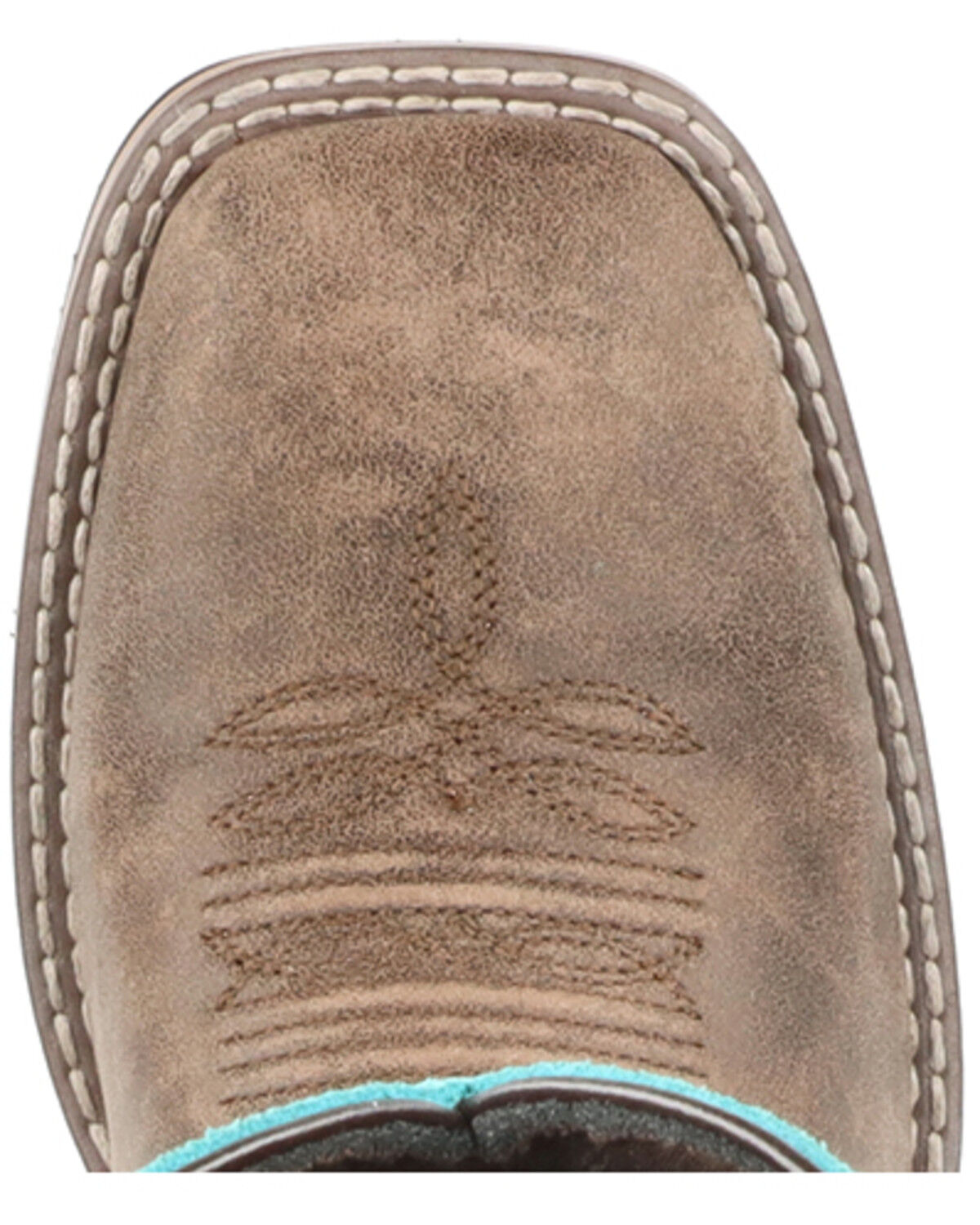 Image #6 - Smoky Mountain Women's Rustic Rider Performance Western Boots - Broad Square Toe, Brown, hi-res