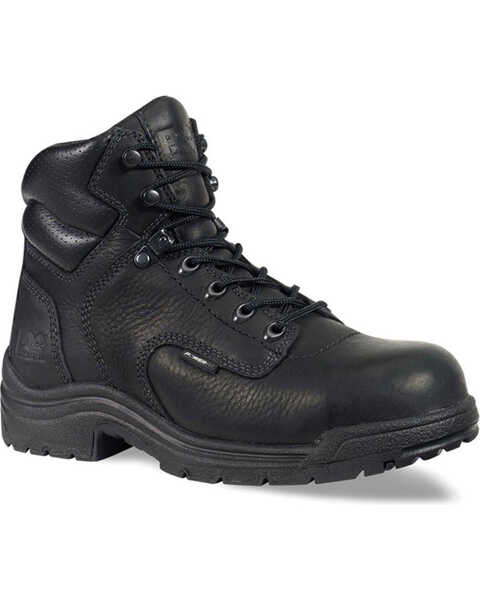 Timberland Pro Women's TITAN 6" Work Boots - Composite Toe, Black, hi-res