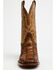 Image #4 - Circle G Men's Orix Caiman Patchwork Western Boots - Broad Square Toe, Tan, hi-res