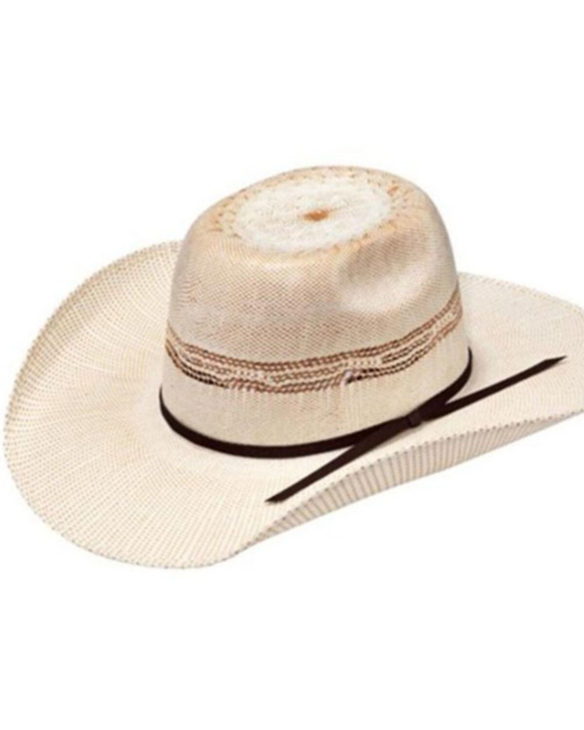 Ariat Bangora Straw Cowboy Hat, Ivory, hi-res