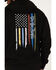Howitzer Men's We Honor Patriotic Hooded Sweatshirt, Black, hi-res