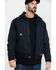 Image #1 - Ariat Men's Black Rebar Washed Dura Canvas Insulated Work Coat, , hi-res