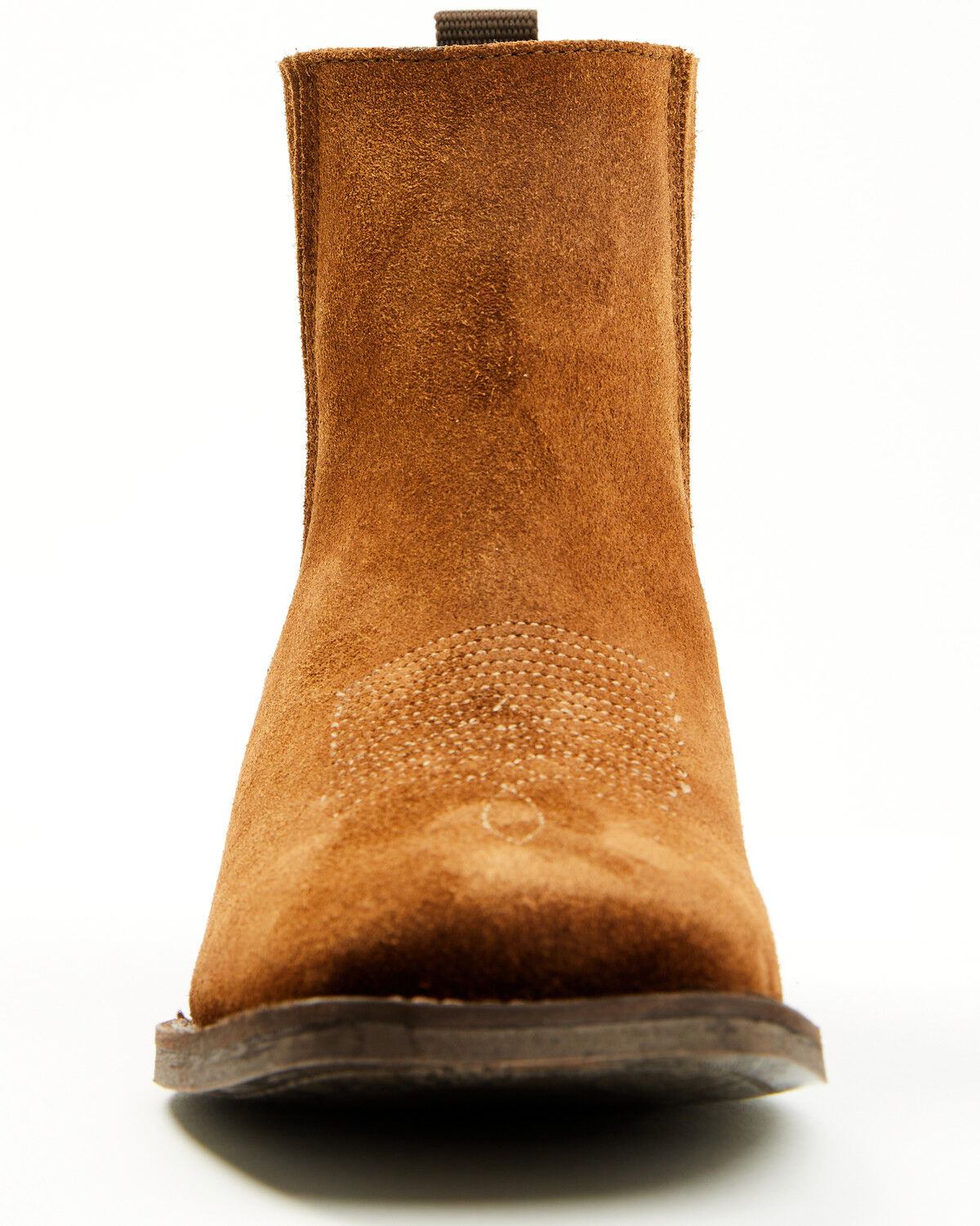 Image #4 - Shyanne Women's Beverly Pull-On Western Booties - Broad Square Toe, Brown, hi-res