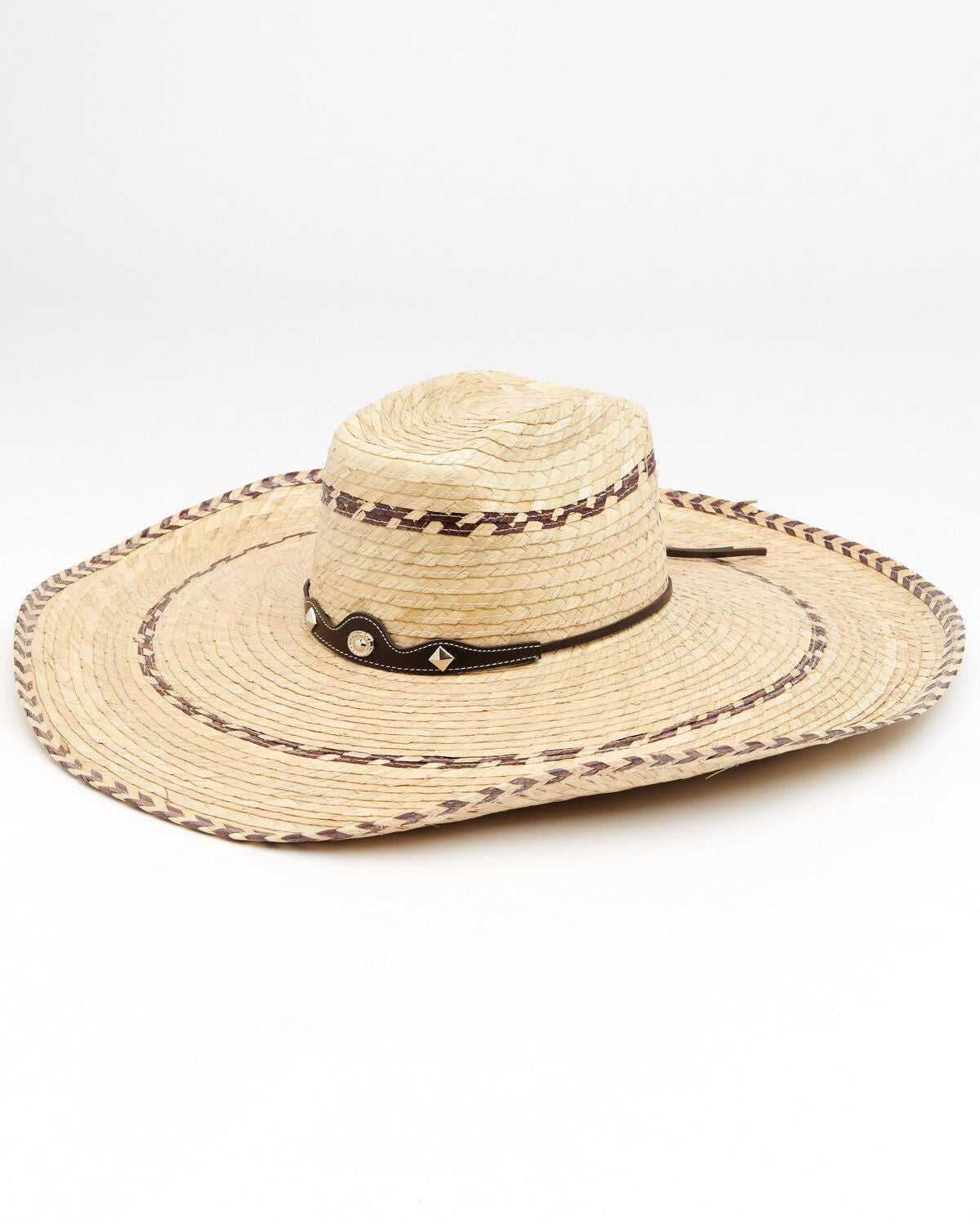 Cody James Pinto Straw Western Fashion Hat, Natural, hi-res