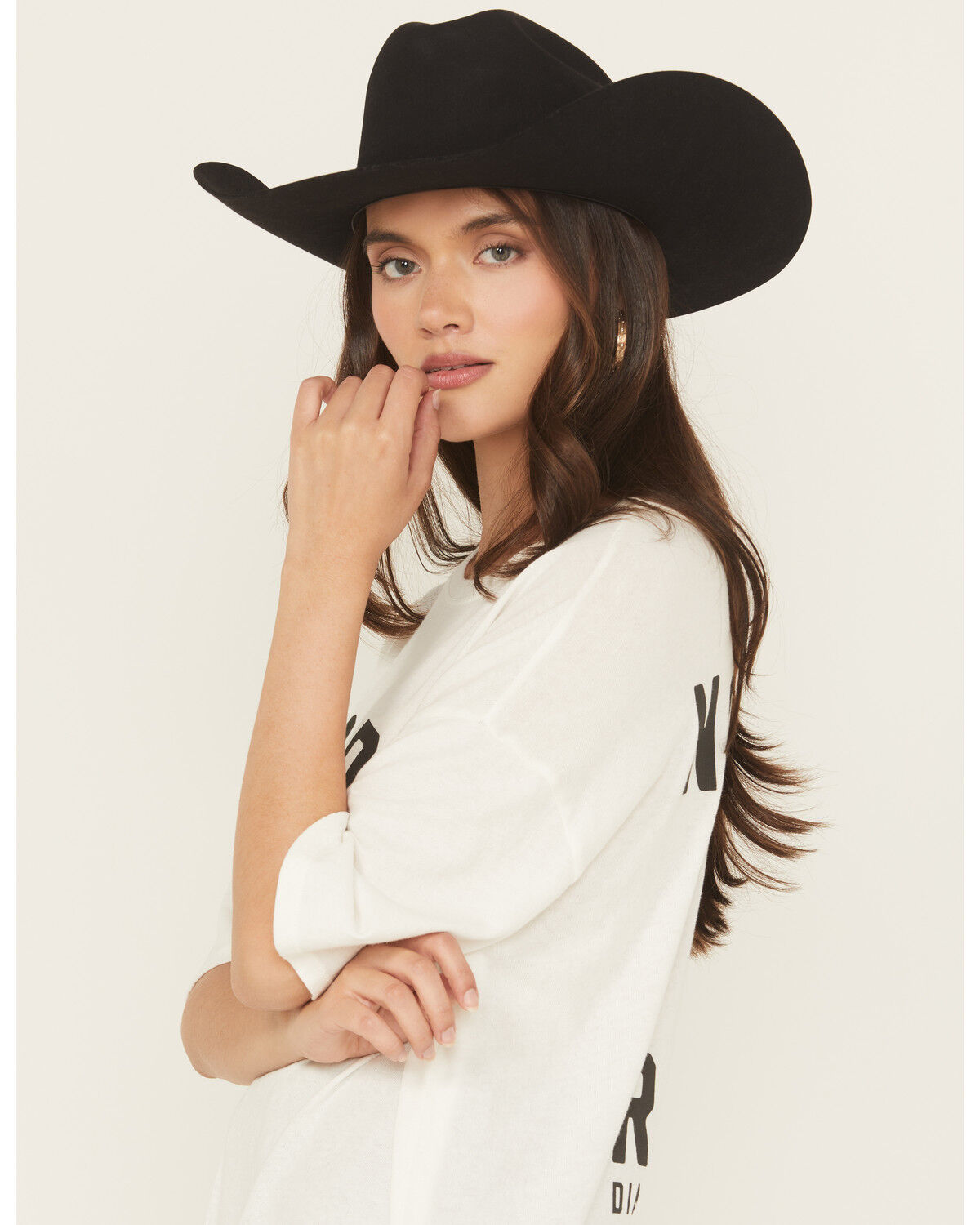 Image #3 - Z Supply x Diamond Cross Ranch Women's Howdy Not My First Rodeo Short Sleeve Graphic Tee, White, hi-res