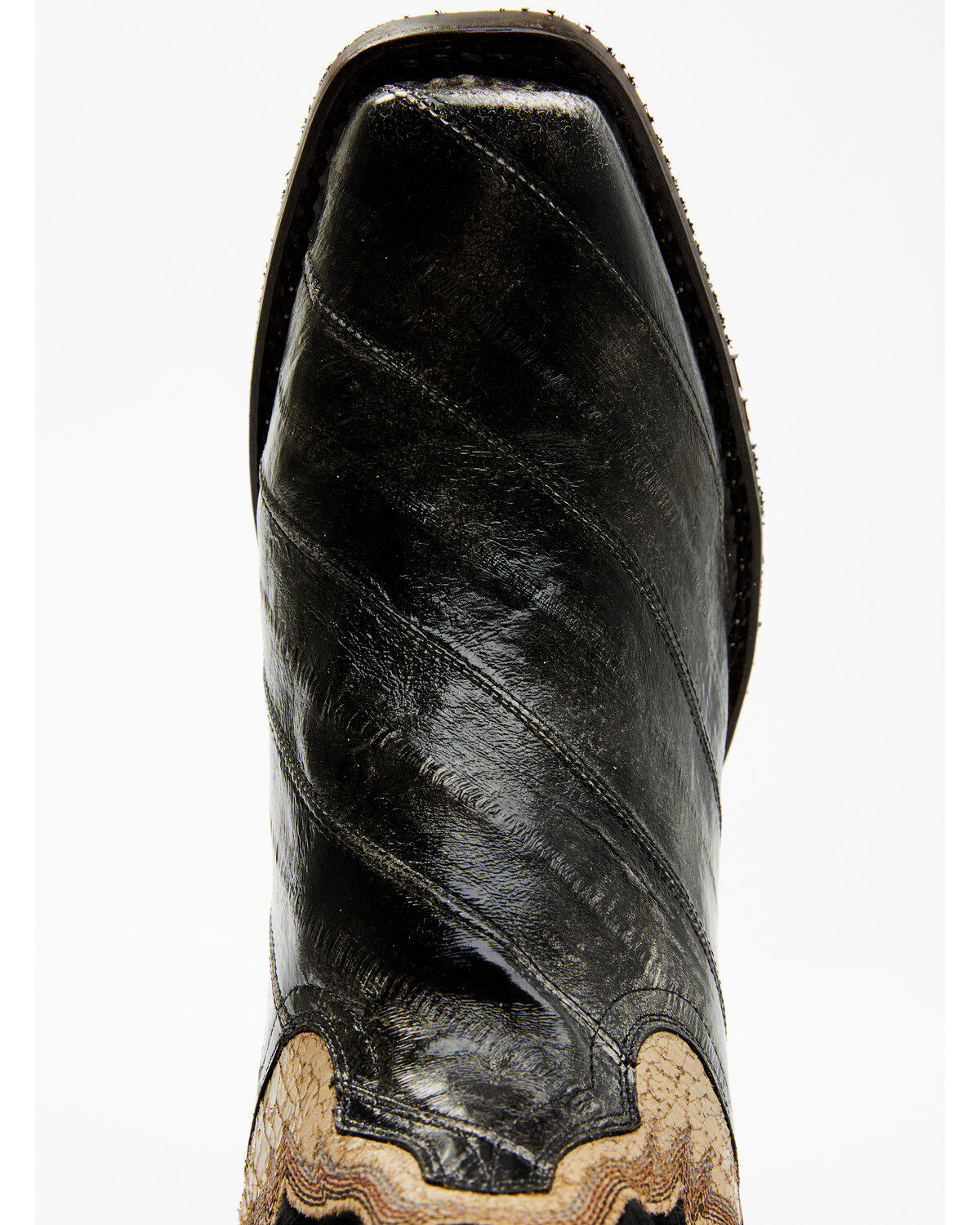 Image #6 - Dan Post Men's Exotic Eel Western Boots - Square Toe, , hi-res
