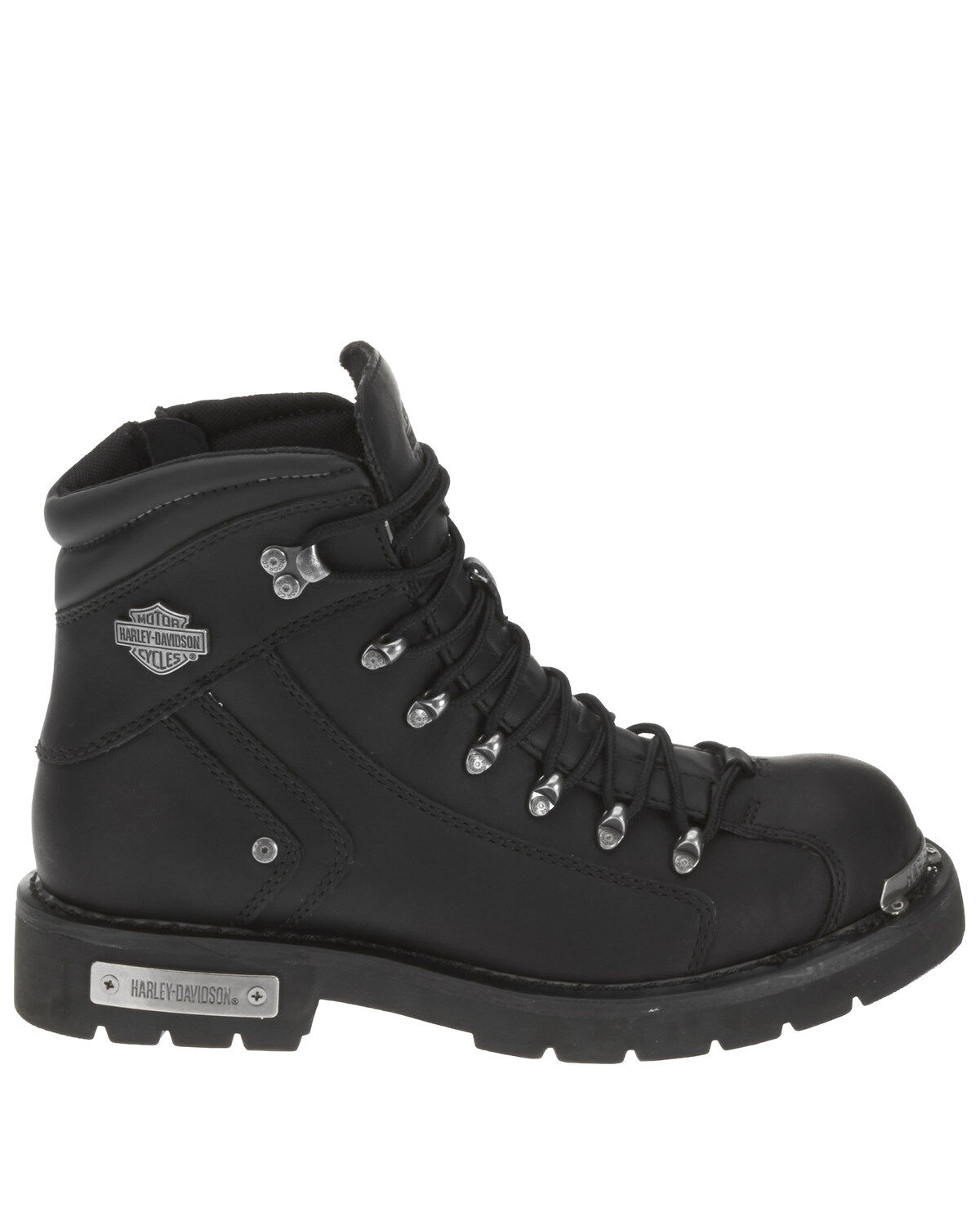 Image #2 - Harley Davidson Men's Electron Moto Boots - Round Toe, , hi-res