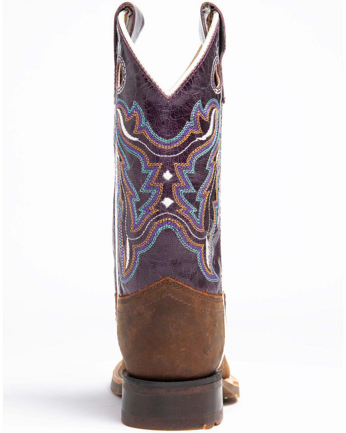 Image #5 - Shyanne Girls' Full-Grain Leather Western Boots - Square Toe, , hi-res