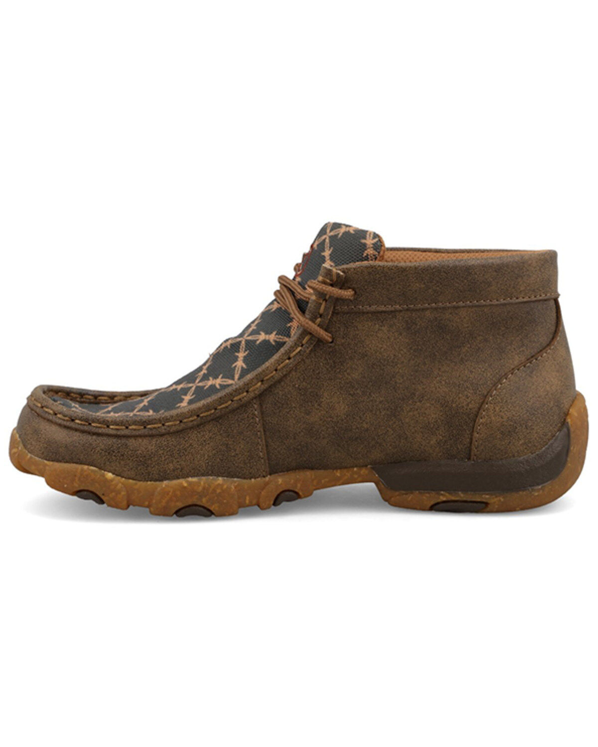 Image #3 - Twisted X Boys' Chukka Driving Mocs, Brown, hi-res