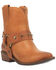 Image #1 - Dingo Women's Silverada Western Booties - Round Toe, Camel, hi-res