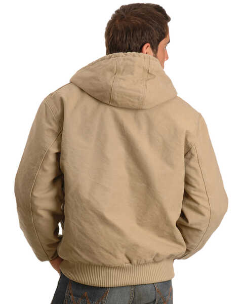 Image #3 - Carhartt Flannel Lined Sandstone Active Jacket - Big and Tall, , hi-res