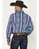 Image #4 - Wrangler Men's Checotah Southwestern Print Long Sleeve Snap Western Shirt, Purple, hi-res