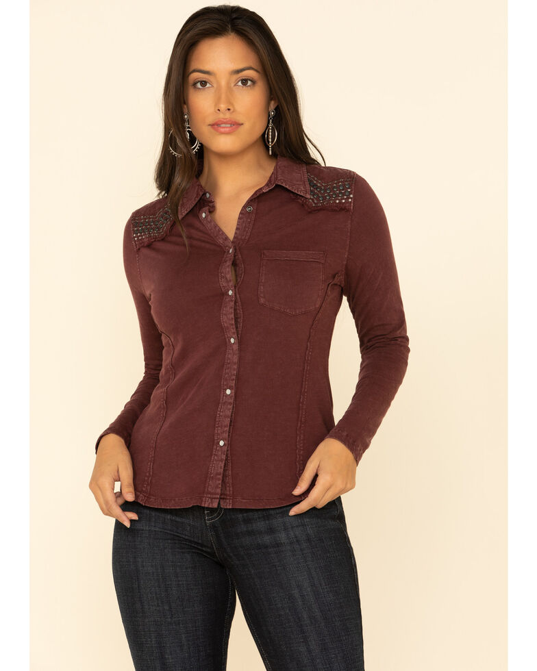 Women S Long Sleeve Shirts Boot Barn