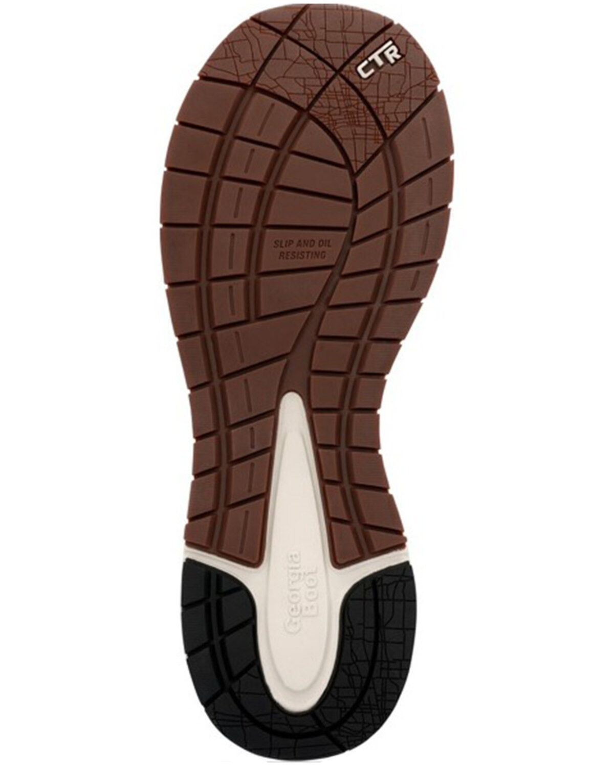 Image #7 - Georgia Boot Men's DuraBlend Sport Chelsea Shoes - Round Toe, Brown, hi-res