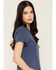Image #2 - Idyllwind Women's Frisco Button-Down Top, Navy, hi-res