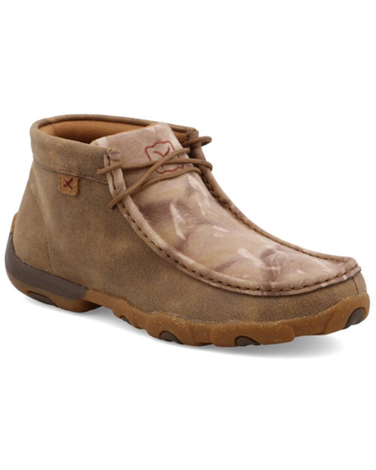 Twisted X Women's Chukka Driving Mocs, Brown, hi-res
