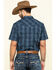 Image #2 - Cody James Men's Paisley Check Plaid Short Sleeve Western Shirt , , hi-res