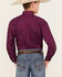 Image #4 - Panhandle Boys' Solid Long Sleeve Button Down Shirt, Maroon, hi-res