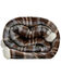 Image #3 - Carstens Home Plaid Plush Sherpa Throw, Grey, hi-res