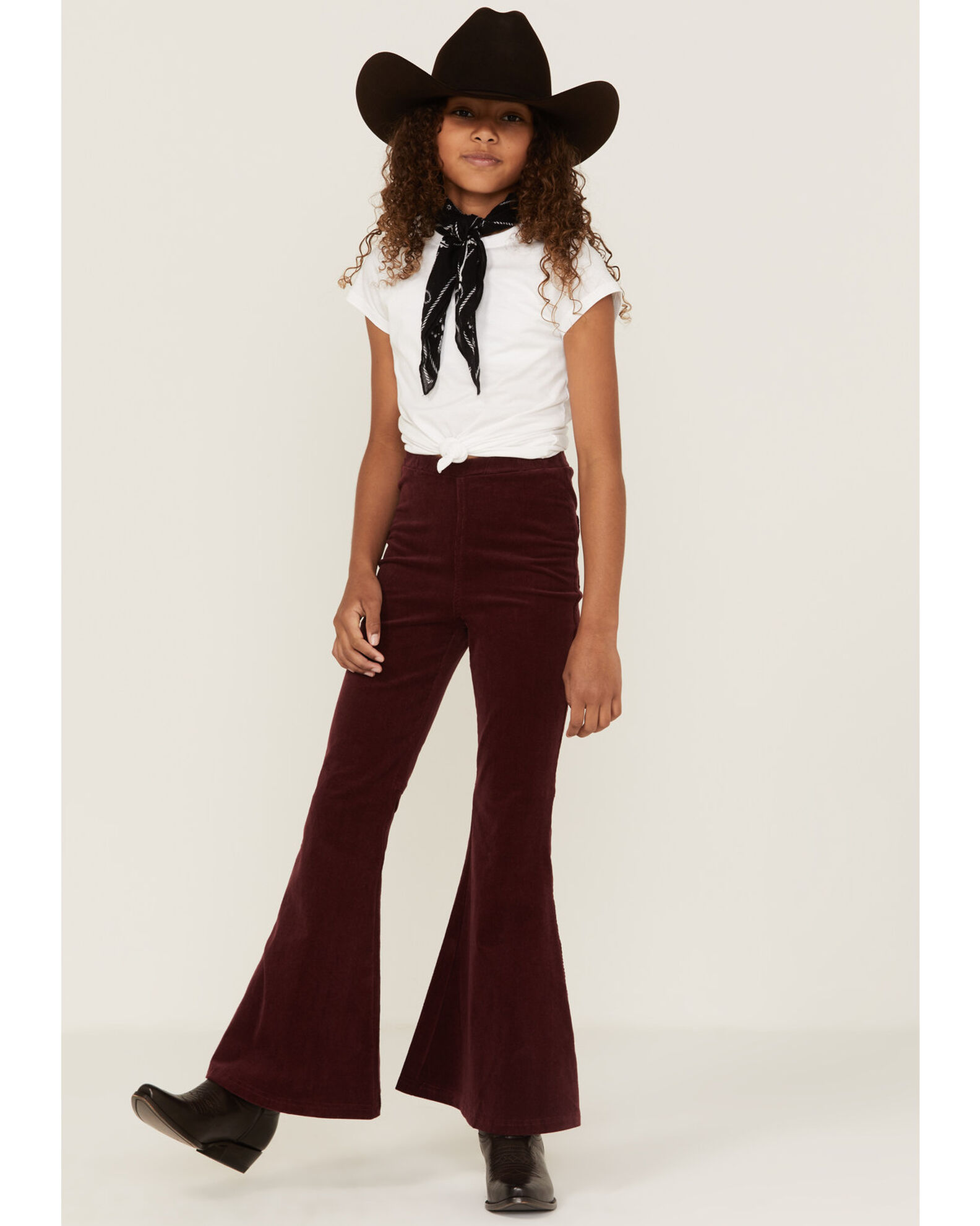 Chrysanthemum Little Girls Corduroy Pull On Bell Bottom Pants Boot Barn