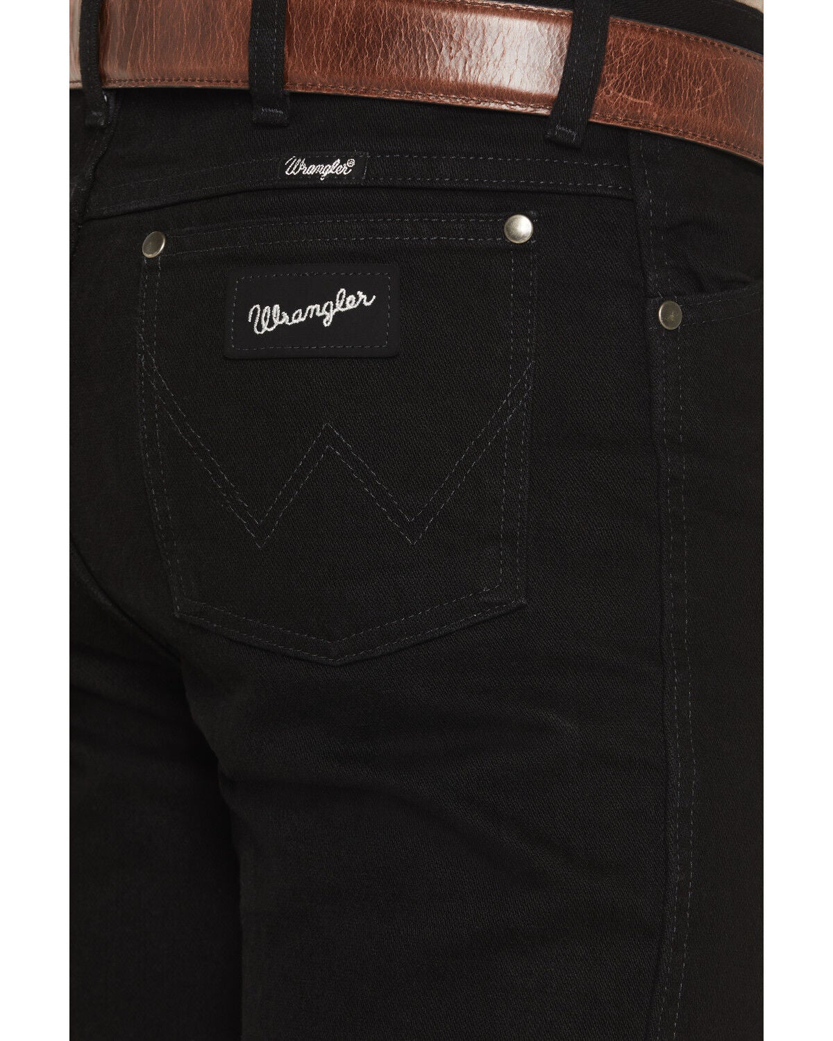 Image #4 - Wrangler Men's Silver Edition Slim Fit Jeans, Black Denim, hi-res