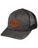 Image #1 - Hurley Men's Mesa Mesh-Back Trucker Cap, Black, hi-res