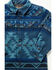Image #2 - Cody James Toddler Boys' Rosewell Southwestern Print Button-Down Flannel Shirt Jacket, Blue, hi-res