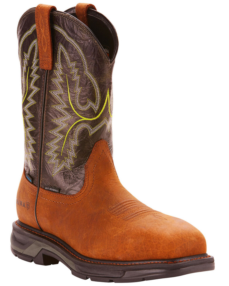 Ariat Men's Brown Workhog XT H20 Boots - Carbon Toe | Boot Barn