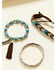 Image #2 - Shyanne Women's Summer Nights Turquoise Southwestern Beaded Bracelet Set, Turquoise, hi-res