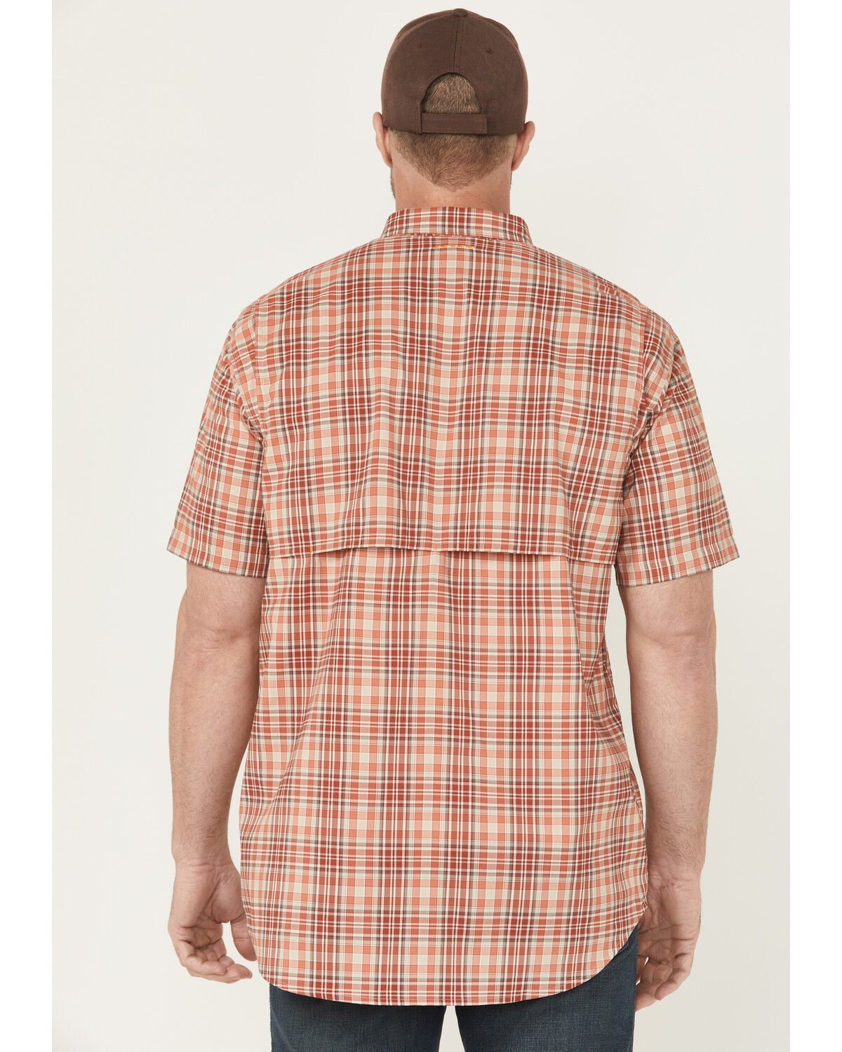 Ariat Men´s Rebar Plaid Print Short Sleeve Button-Down WorkShirt teamlce.in - Image 5