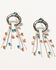 Image #1 - Shyanne Women's Wildflower Bloom Squash Blossom Dangle Earrings, Silver, hi-res