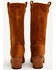 Image #3 - Cleo + Wolf Women's Scout Suede Fashion Boots - Round Toe, Cognac, hi-res