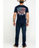Image #5 - Wrangler Retro Men's Bryson Dark Stretch Slim Bootcut Jeans , , hi-res