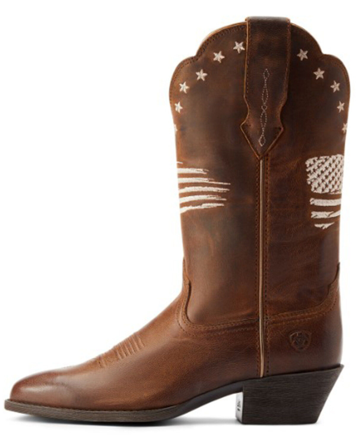 Image #2 - Ariat Women's Heritage Liberty StretchFit Western Boots - Round Toe, Brown, hi-res