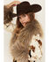 Image #2 - Azalea Wang Women's Bree Cow Print Faux Fur Cropped Jacket, Multi, hi-res